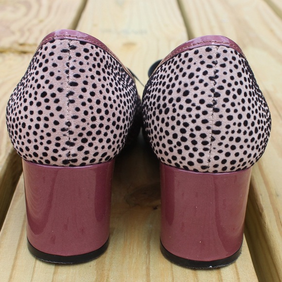 Le Babe Women’s Multi Color Bow Pump Sz 38 (US 7) - Picture 8 of 9